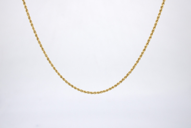 Cadena de oro de 18k. de segunda mano. Joyería de ocasión | ROYALHYSTERIA
