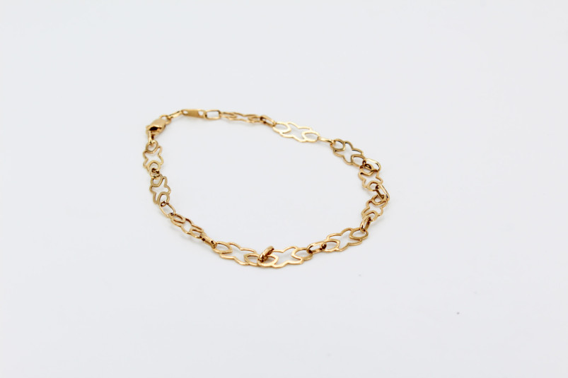 Pulsera de oro de 18k. de segunda mano. Joyería de ocasión | ROYALHYSTERIA