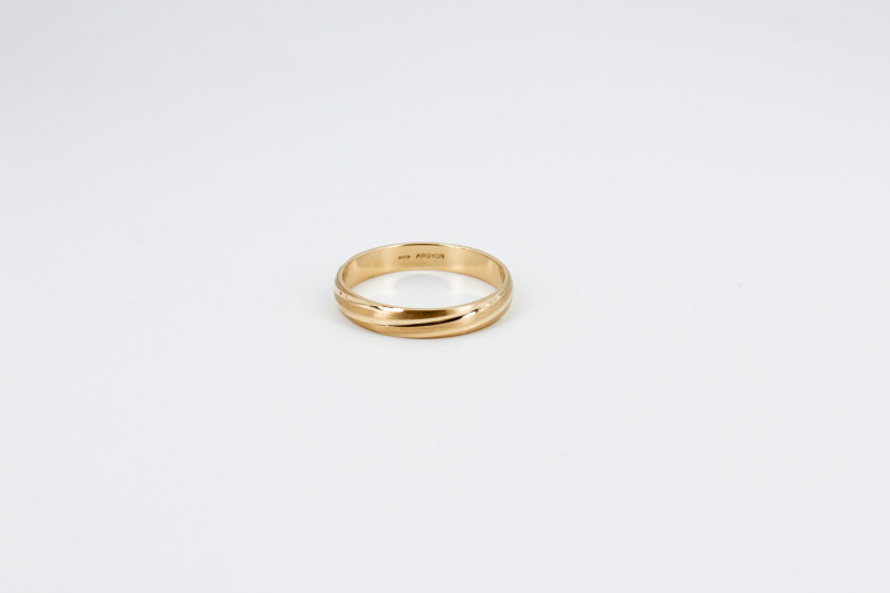 Alianza de oro de 18k. de segunda mano. Joyería de ocasión | ROYALHYSTERIA