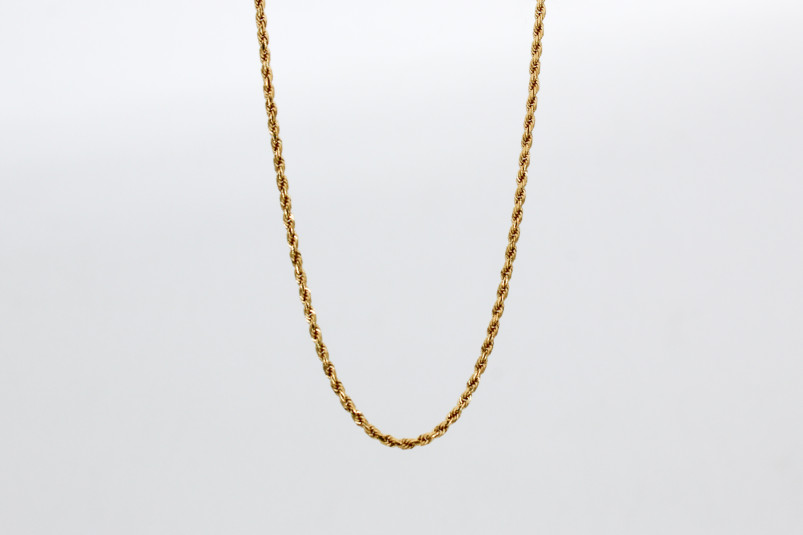Cadena de oro de 18k. de segunda mano. Joyería de ocasión | ROYALHYSTERIA