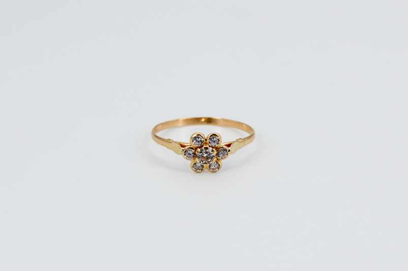 Anillo de oro de 18k. de segunda mano. Joyería de ocasión | ROYALHYSTERIA