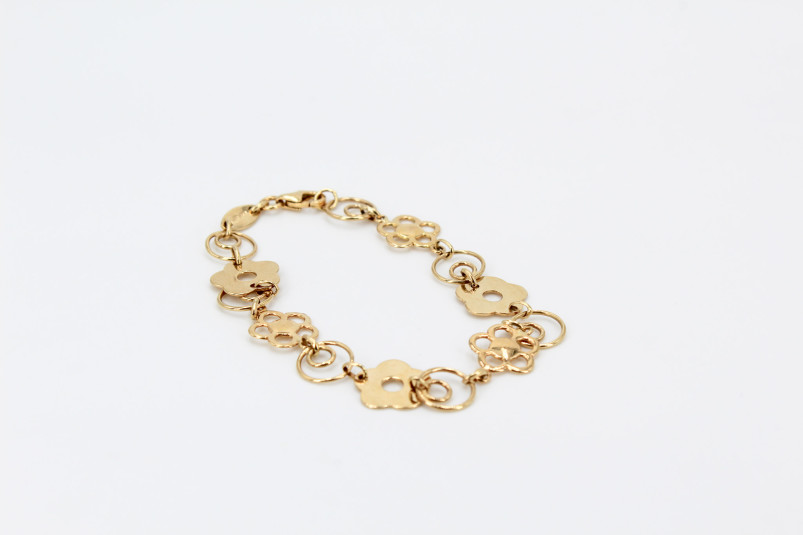 Pulsera de oro de 18k. de segunda mano. Joyería de ocasión | ROYALHYSTERIA