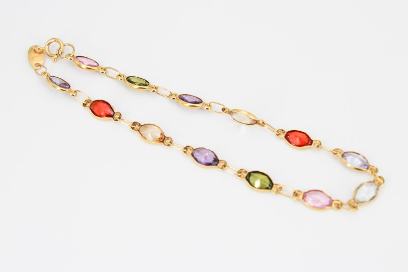 Pulsera de oro de 18k. de segunda mano. Joyería de ocasión | ROYALHYSTERIA