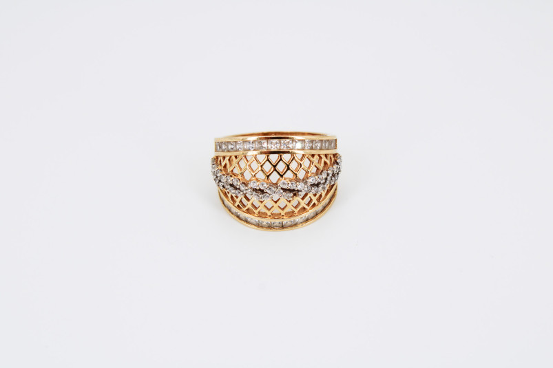 Anillo de oro de 18k. de segunda mano. Joyería de ocasión | ROYALHYSTERIA