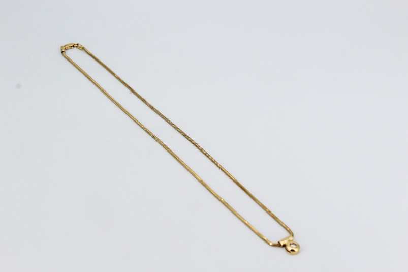 Gargantilla de oro de 18k. de segunda mano. Joyería de ocasión | ROYALHYSTERIA