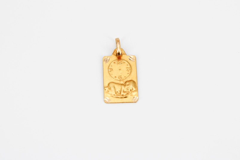 Colgante de oro de 18k. de segunda mano. Joyería de ocasión | ROYALHYSTERIA