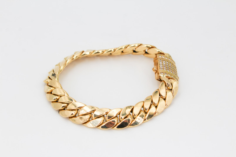 Pulsera de oro de 18k. de segunda mano. Joyería de ocasión | ROYALHYSTERIA