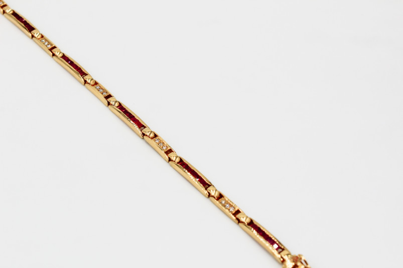 Pulsera de oro de 18k. de segunda mano. Joyería de ocasión | ROYALHYSTERIA
