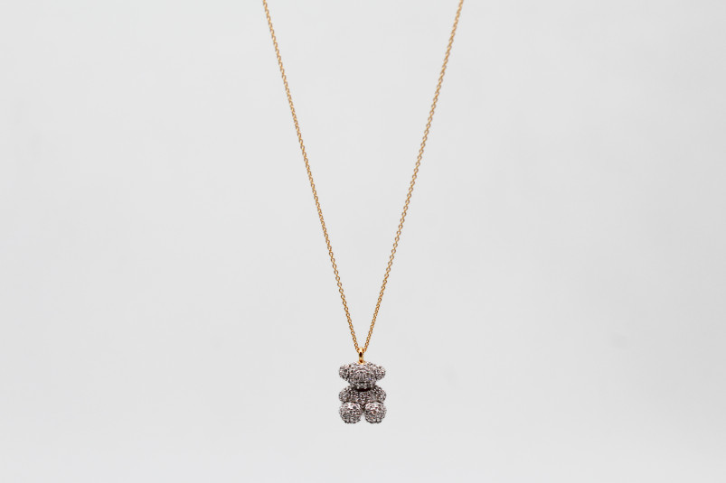 Gargantilla de oro de 18k con diamantes. de segunda mano. Joyería de ocasión | ROYALHYSTERIA