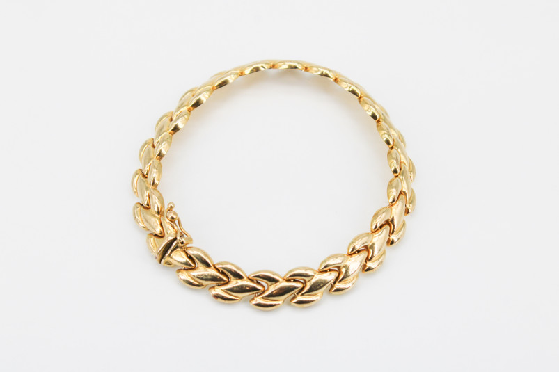 Pulsera de oro de 18k. de segunda mano. Joyería de ocasión | ROYALHYSTERIA