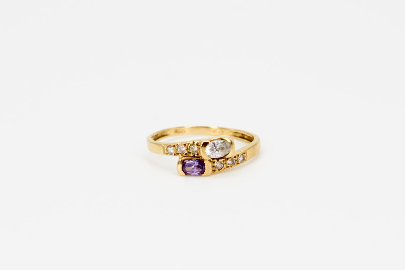 Anillo de oro de 18k. de segunda mano. Joyería de ocasión | ROYALHYSTERIA