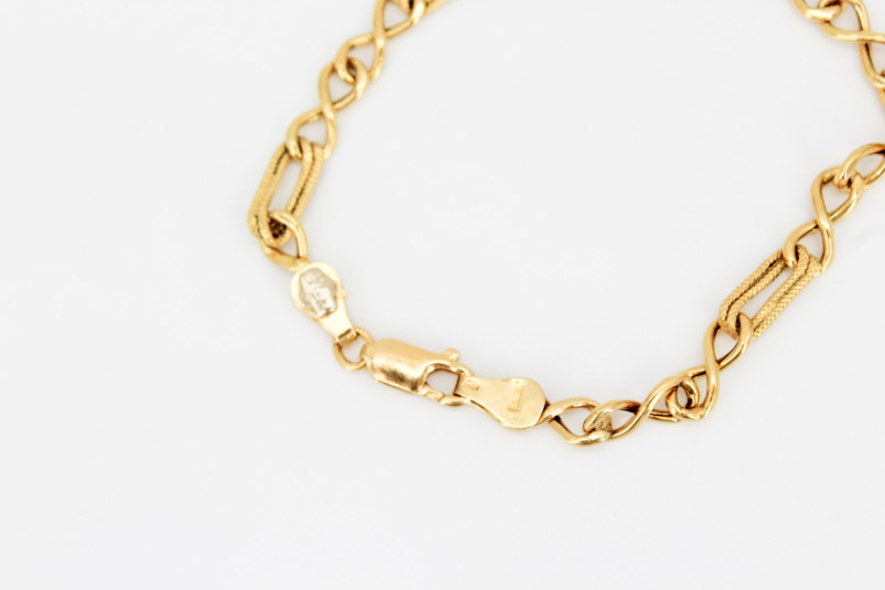 Pulsera de oro de 18k. de segunda mano. Joyería de ocasión | ROYALHYSTERIA