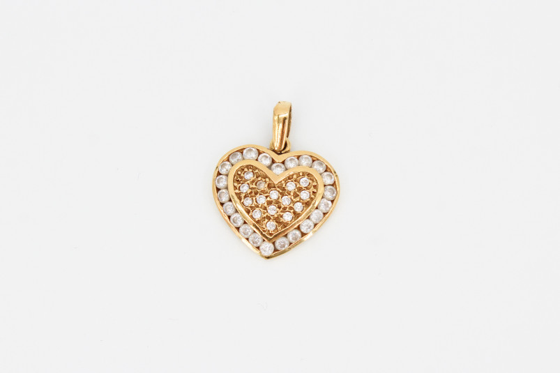 Colgante de oro de 18k. de segunda mano. Joyería de ocasión | ROYALHYSTERIA