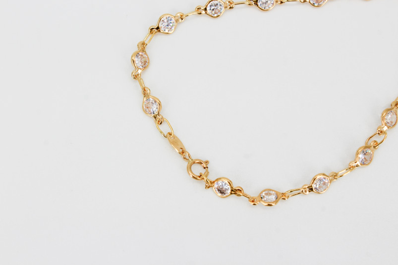 Pulsera de oro de 18k. de segunda mano. Joyería de ocasión | ROYALHYSTERIA