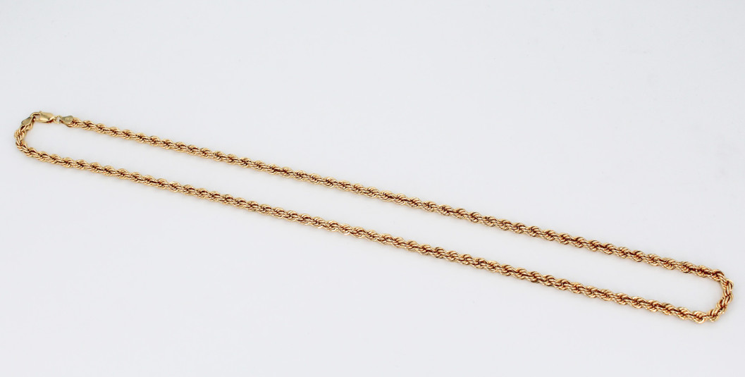 Cadena de oro de 18k. de segunda mano. Joyería de ocasión | ROYALHYSTERIA