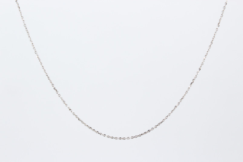 Cadena de oro blanco de 18k. de segunda mano. Joyería de ocasión | ROYALHYSTERIA