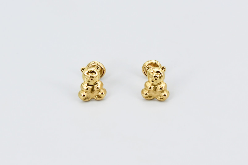 Pendiente de oro de 18k. de segunda mano. Joyería de ocasión | ROYALHYSTERIA