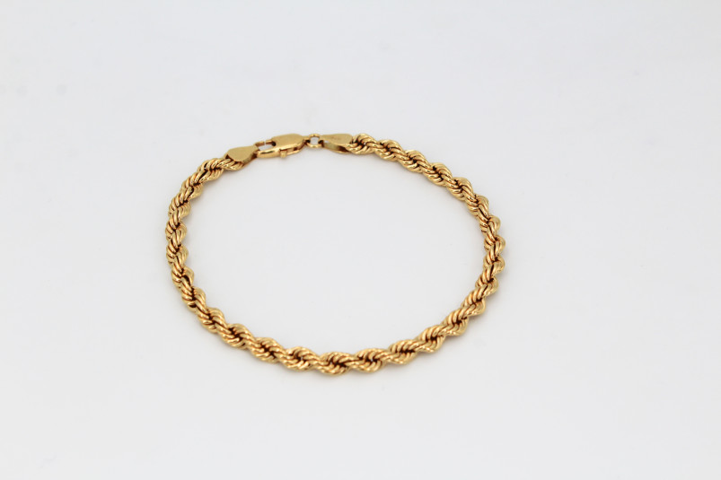 Pulsera de oro de 18k. de segunda mano. Joyería de ocasión | ROYALHYSTERIA