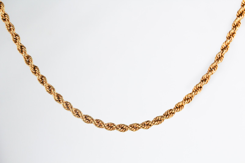 Cadena de oro de 18k. de segunda mano. Joyería de ocasión | ROYALHYSTERIA