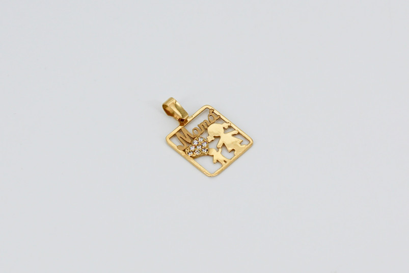 Colgante de oro de 18k. de segunda mano. Joyería de ocasión | ROYALHYSTERIA