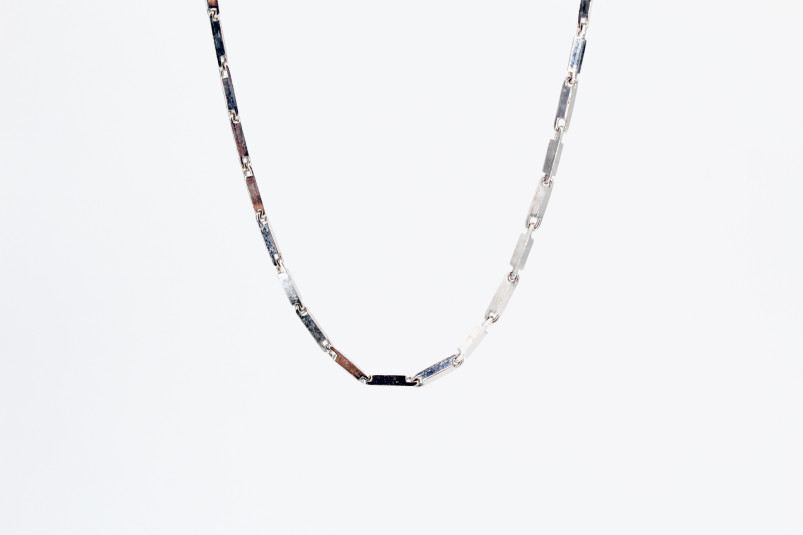 Cadena de oro blanco de 18k. de segunda mano. Joyería de ocasión | ROYALHYSTERIA