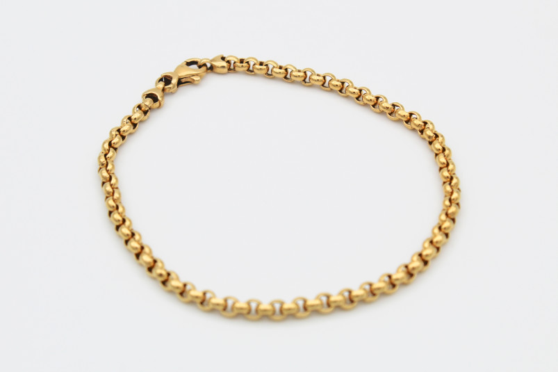 Pulsera de oro de 18k. de segunda mano. Joyería de ocasión | ROYALHYSTERIA