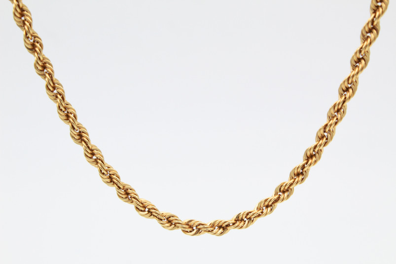 Cadena de oro de 18k. de segunda mano. Joyería de ocasión | ROYALHYSTERIA